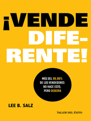 cover image of ¡Vende diferente!